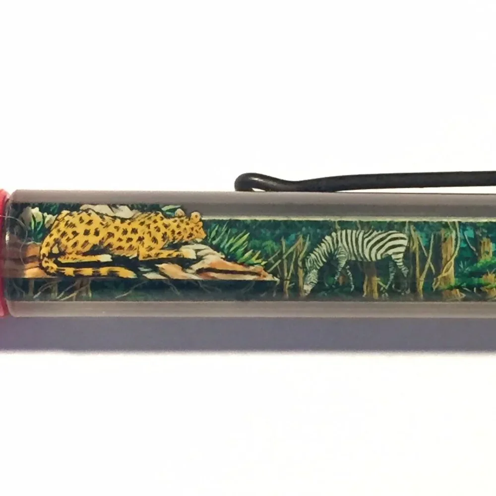 Fossil Rim Wildlife Center Texas Floaty Pen Cheetah Stalks Zebra Zoo Souvenir